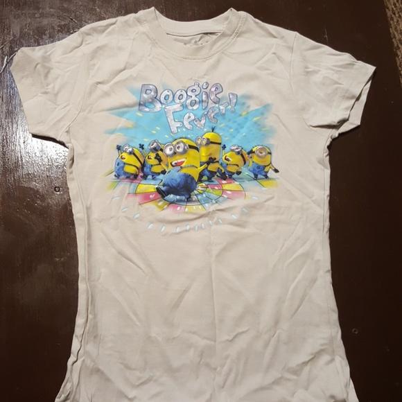T-shirt Ufficiale Minions Per Bambini E Ragazzi - 100% Cotone, Stampa Personaggio Sul Davanti